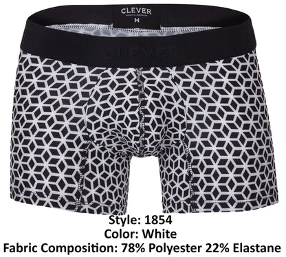 Clever 1854 Cuadricula Trunks Color White