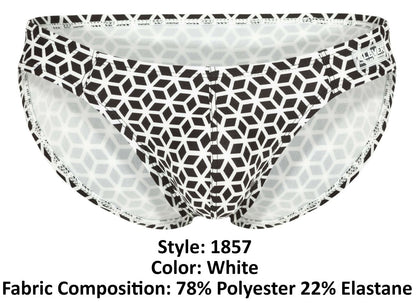 Clever 1857 Cuadricula Bikini Color White