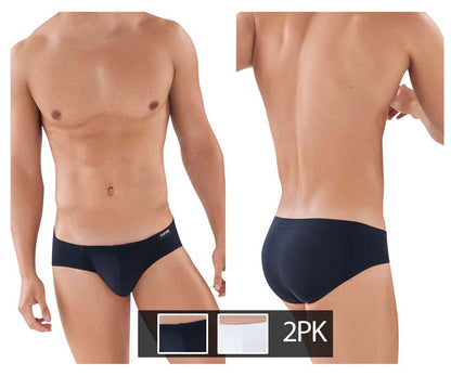 Clever 519940 2PK Australian Briefs Color Black-White