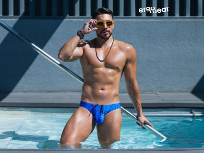 ErgoWear EW1767 X4D SW Swim Briefs Color Blue-Sunglasses