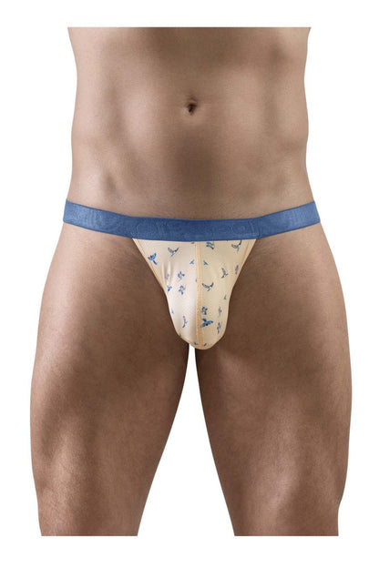 ErgoWear EW1772 SLK SE G-String Color Peach-Birds